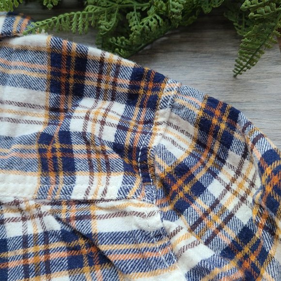 Kids Tommy Bahama Plaid Flannel Button-Up Shirt - Picture 4 of 10